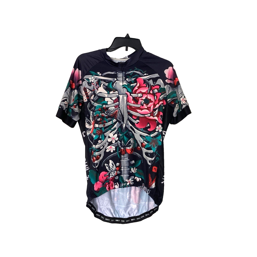 Weimostar Cycling Jersey Women's L Racing Workout Back Bottle Pockets L